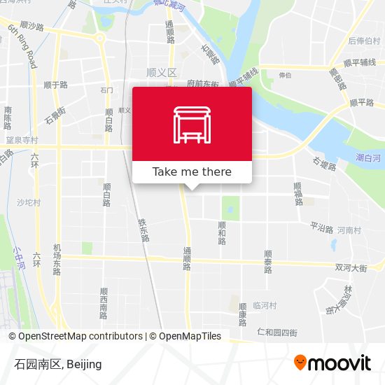 石园南区 map