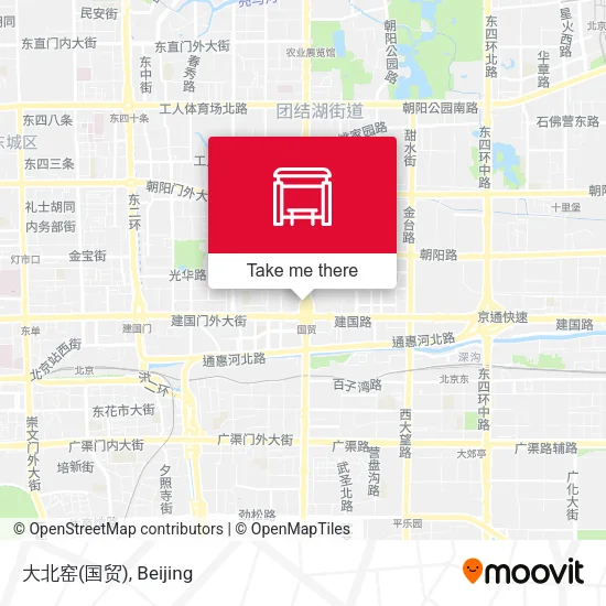 大北窑(国贸) map