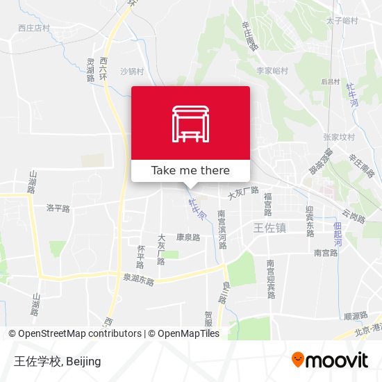 王佐学校 map