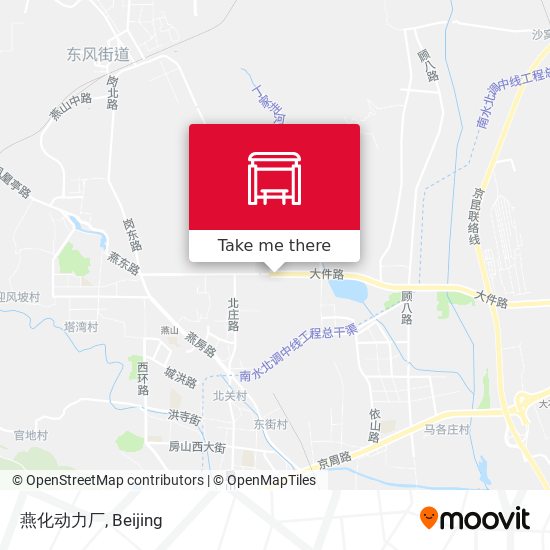 燕化动力厂 map