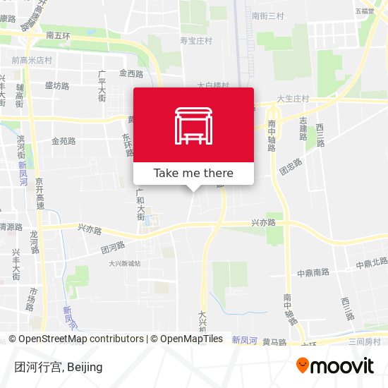 团河行宫 map