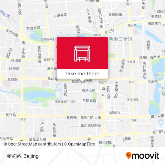 展览路 map