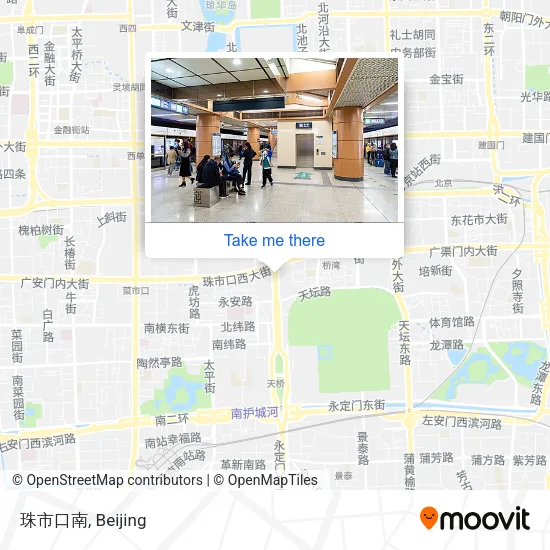 珠市口南 map