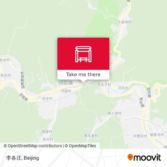 李各庄 map