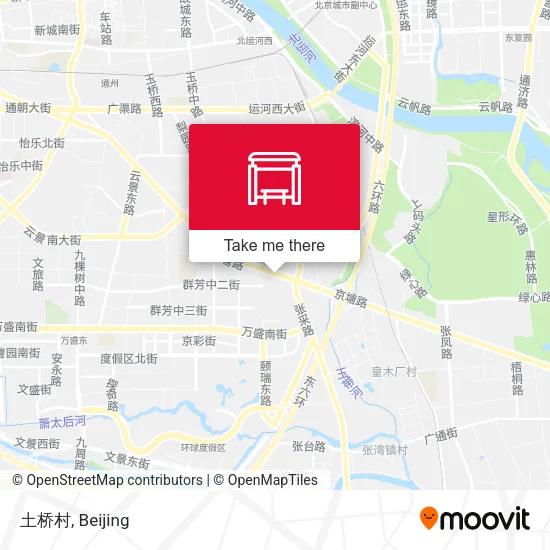 土桥村 map