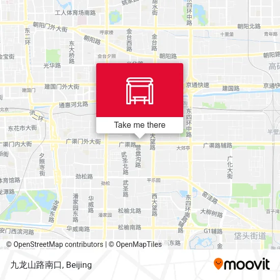 九龙山路南口 map