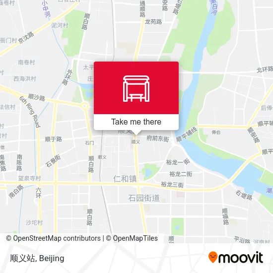 顺义站 map