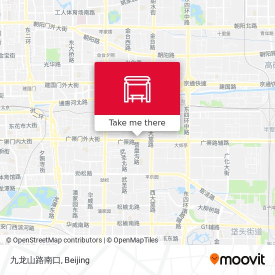 九龙山路南口 map