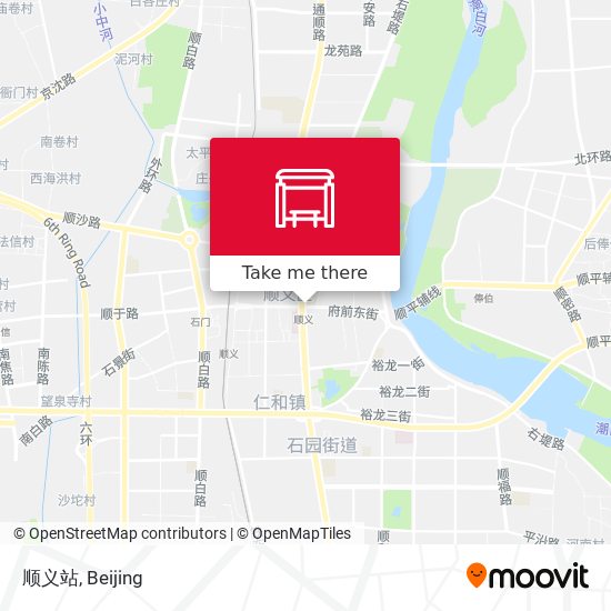顺义站 map