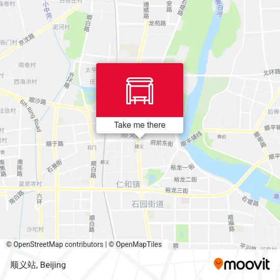 顺义站 map