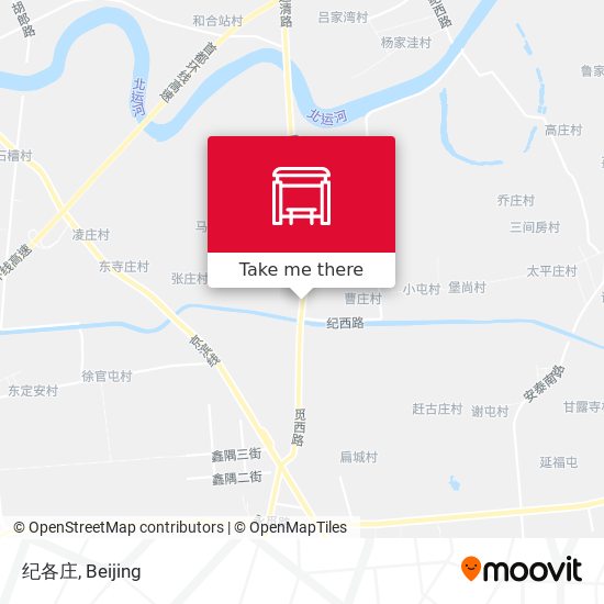纪各庄 map