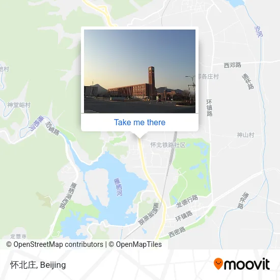 怀北庄 map