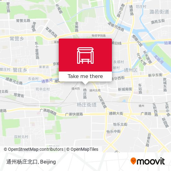 通州杨庄北口 map