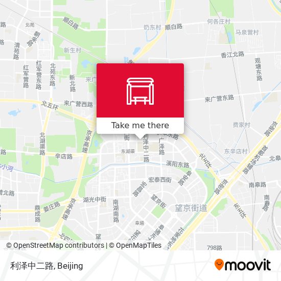 利泽中二路 map