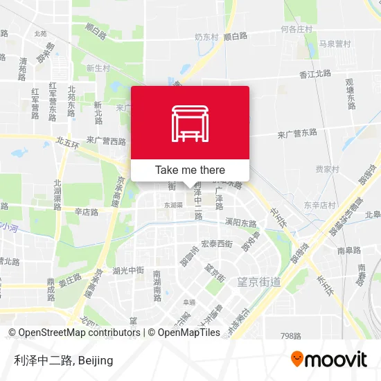 利泽中二路 map
