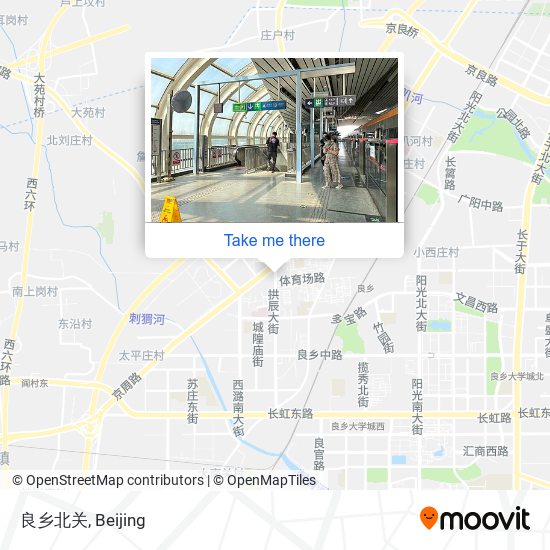 良乡北关 map