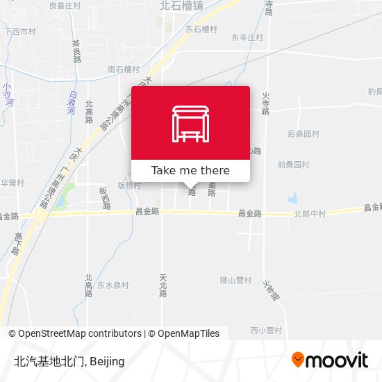北汽基地北门 map