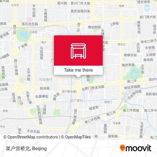 菜户营桥北 map