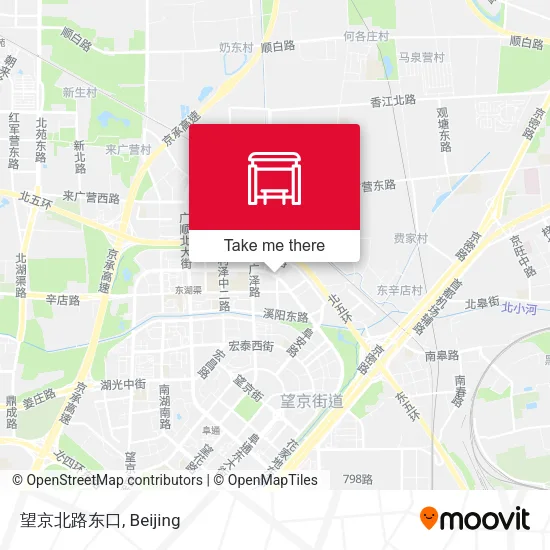 望京北路东口 map