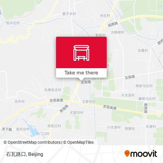 石瓦路口 map