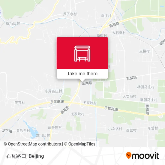 石瓦路口 map