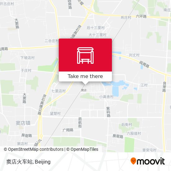 窦店火车站 map