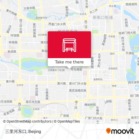 三里河东口 map