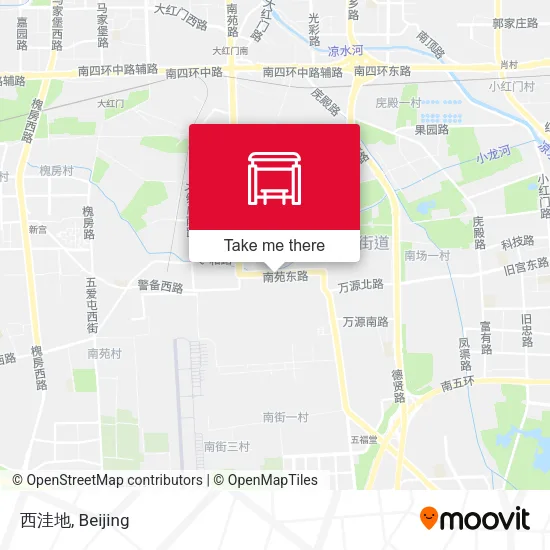 西洼地 map
