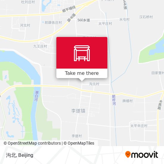 沟北 map