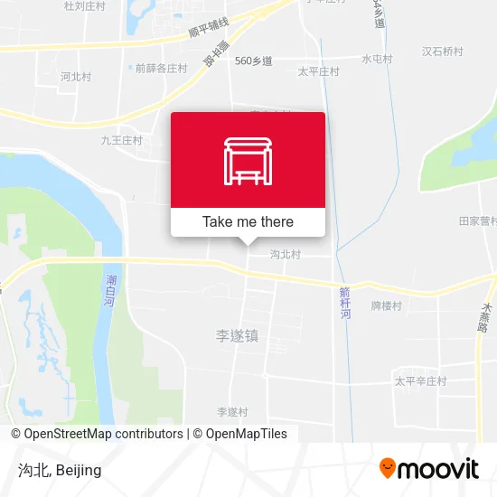 沟北 map