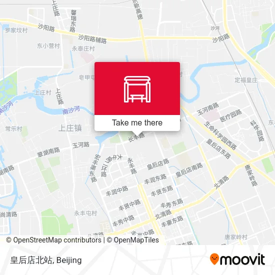 皇后店北站 map