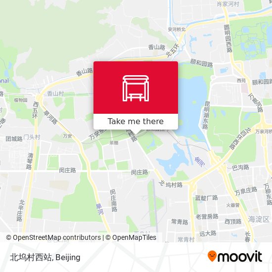 北坞村西站 map
