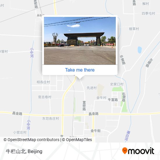 牛栏山北 map