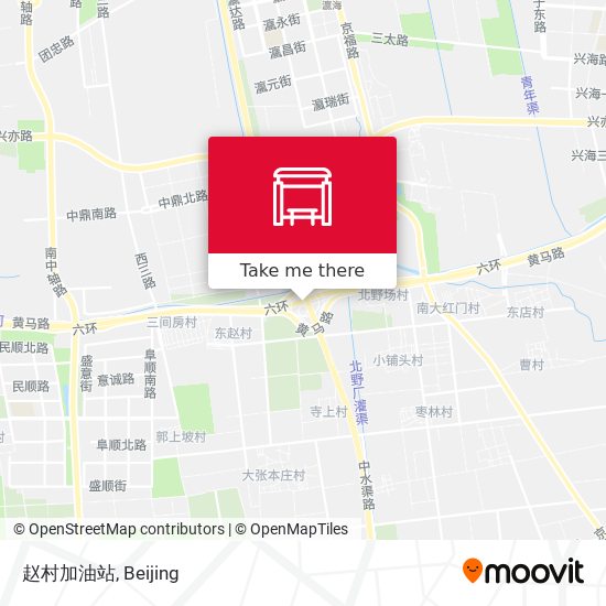 赵村加油站 map