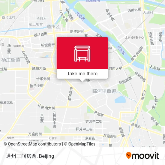 通州三间房西 map