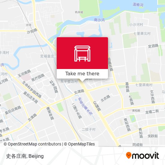 史各庄南 map