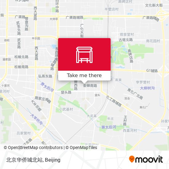 北京华侨城北站 map