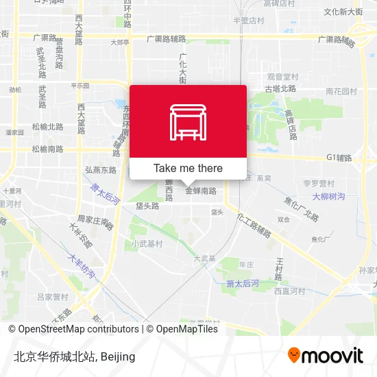 北京华侨城北站 map