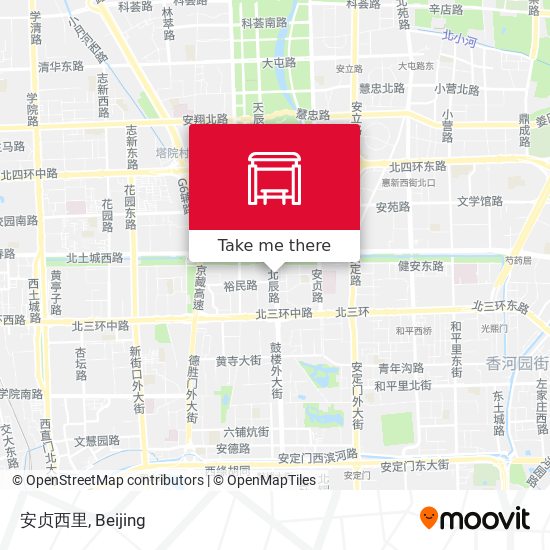 安贞西里 map