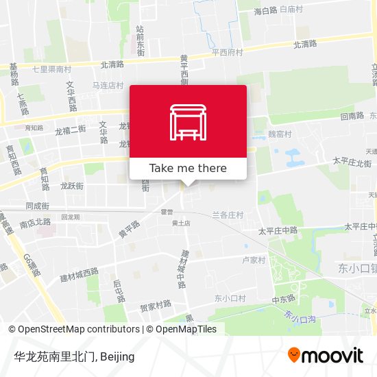 华龙苑南里北门 map