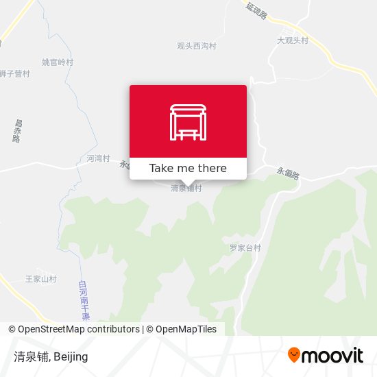 清泉铺 map