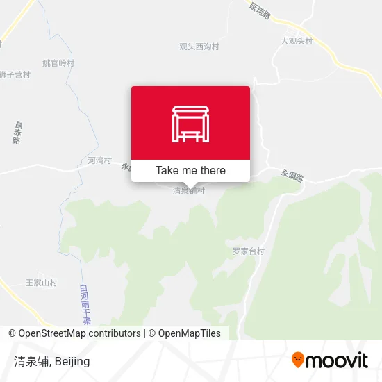 清泉铺 map
