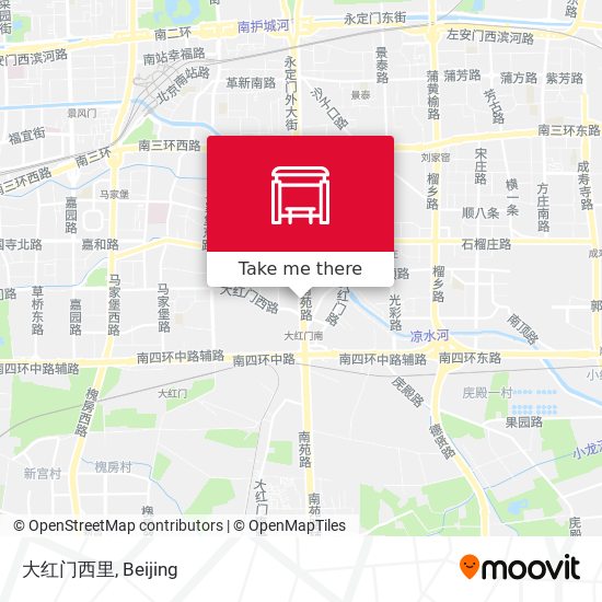 大红门西里 map