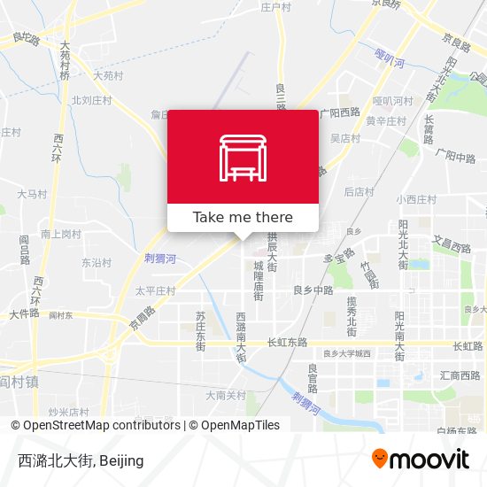 西潞北大街 map