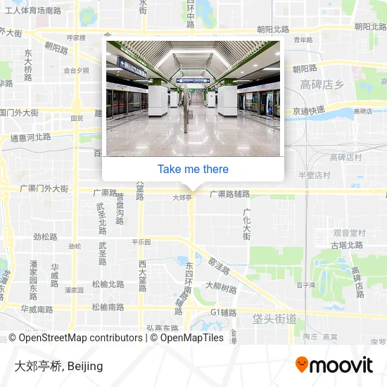 大郊亭桥 map