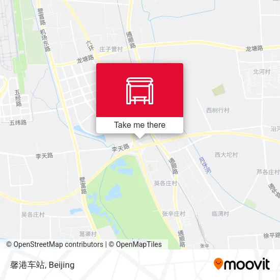 馨港车站 map