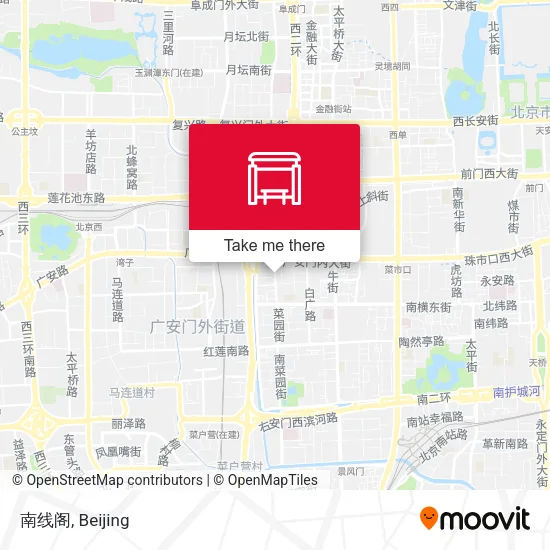 南线阁 map