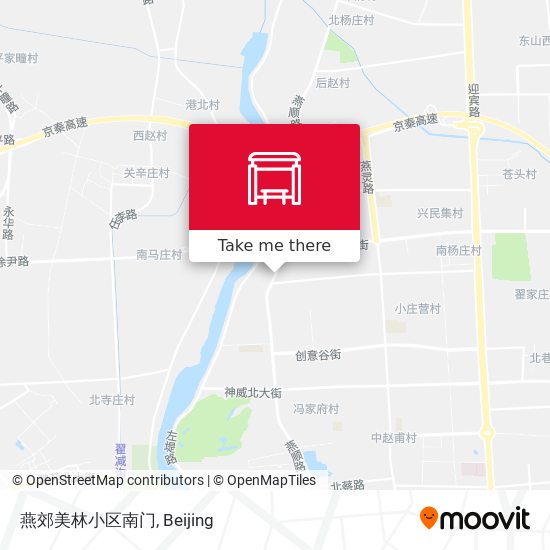 燕郊美林小区南门 map