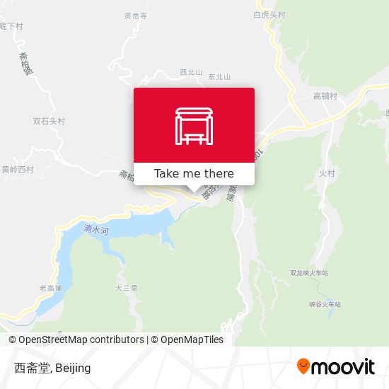 西斋堂 map