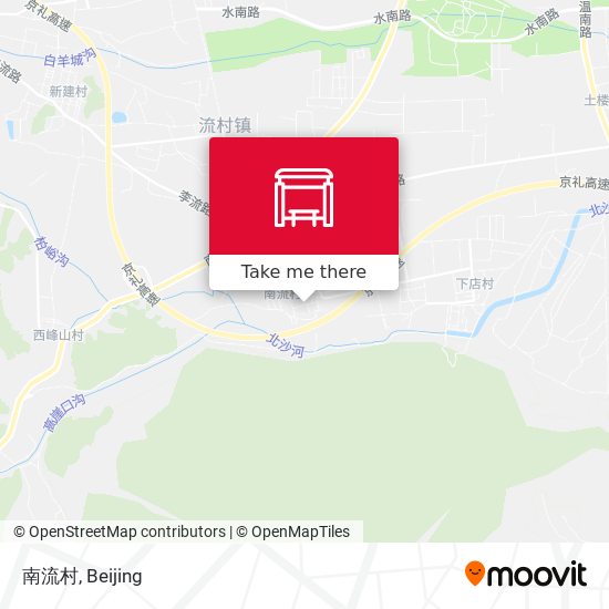 南流村 map